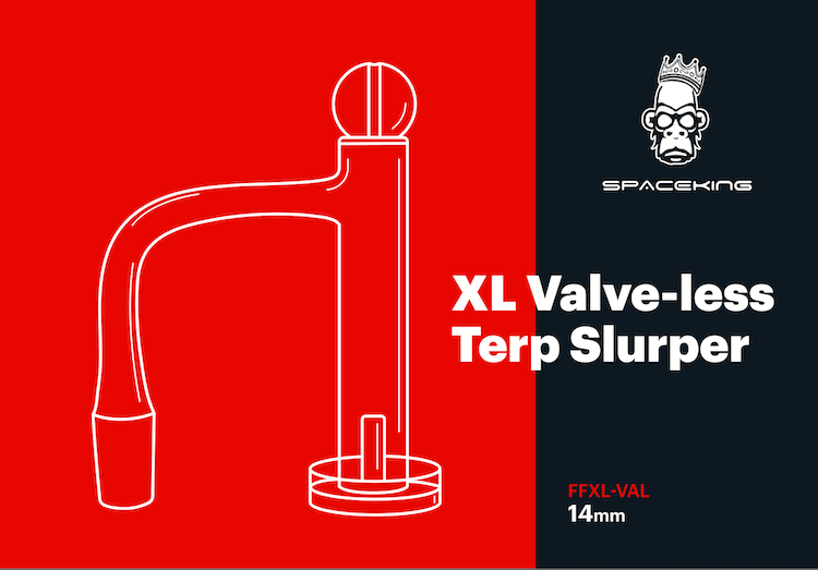 Space King XL Valve-less Terp Slurper (Red / Black)