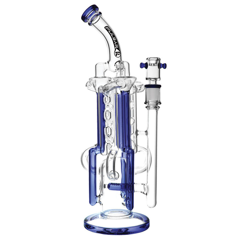 Pulsar Space Station Recycler Water Pipe-13.5"/14mm F/Clrs Vary