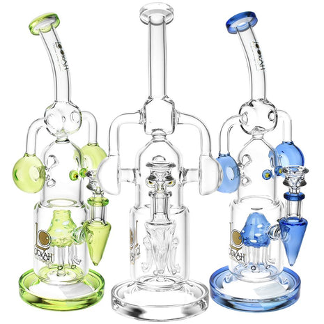 Lookah Glass Robot Recycler Water Pipe | 12.5"