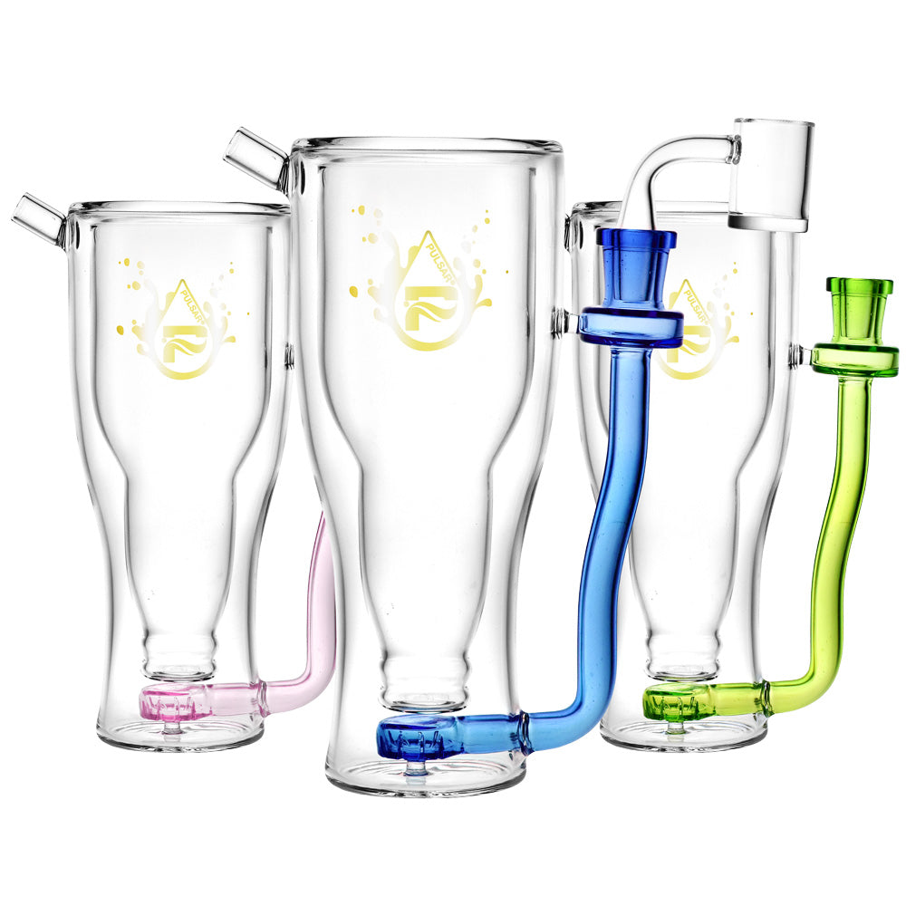 Pulsar Drinkable Beer Mug Dab Rig - 7.75