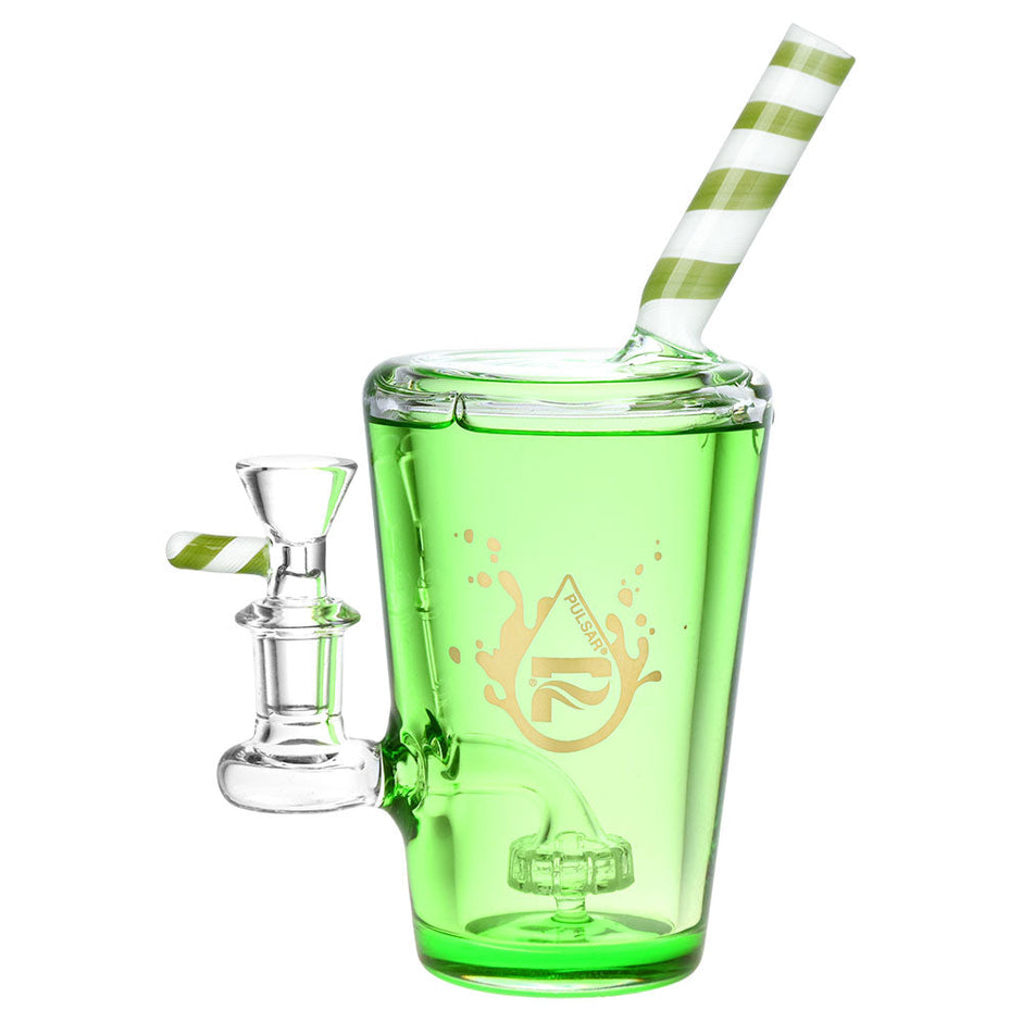 Pulsar Soda Cup Glycerin Water Pipe | 7.5" | 14mm F