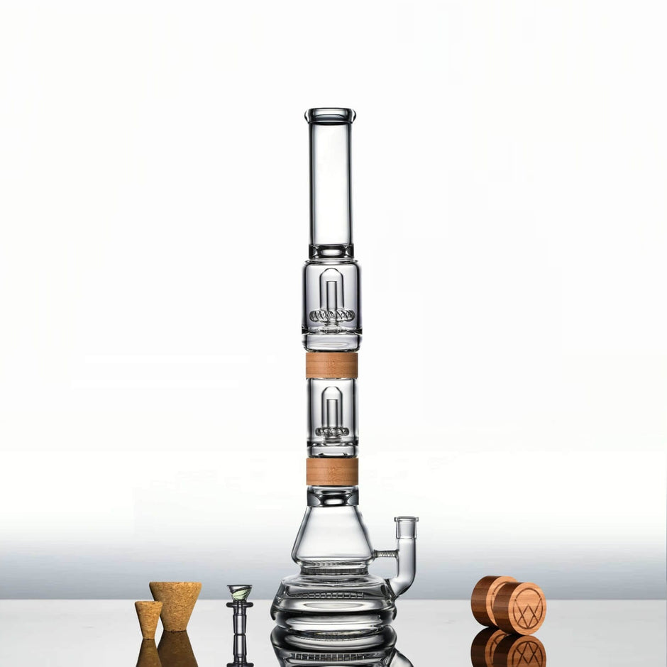 Vitae Glass Voyager + Mini Perc Bong  20"