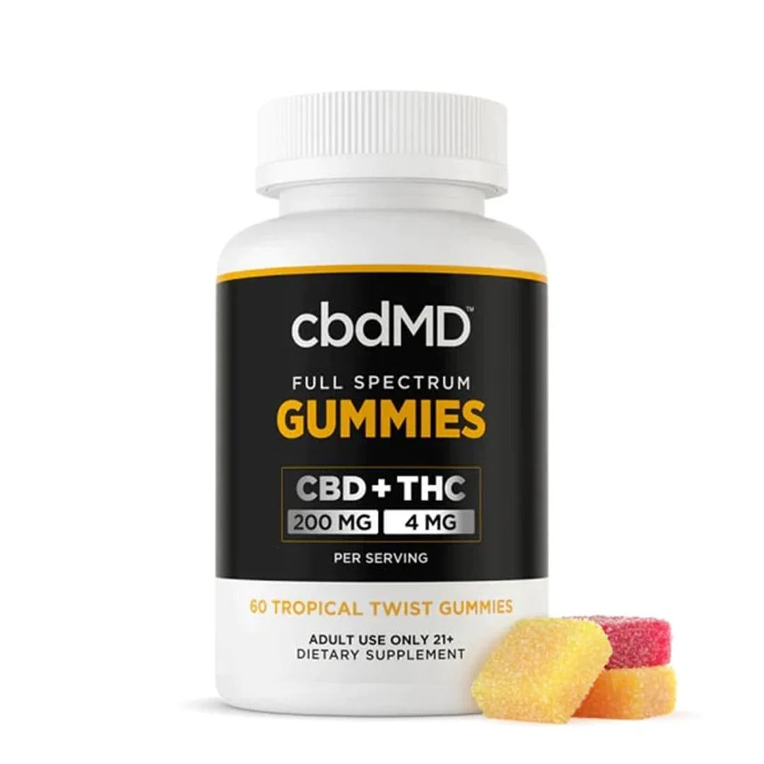 CbdMD Full Spectrum CBD Gummies - Tropical Mix