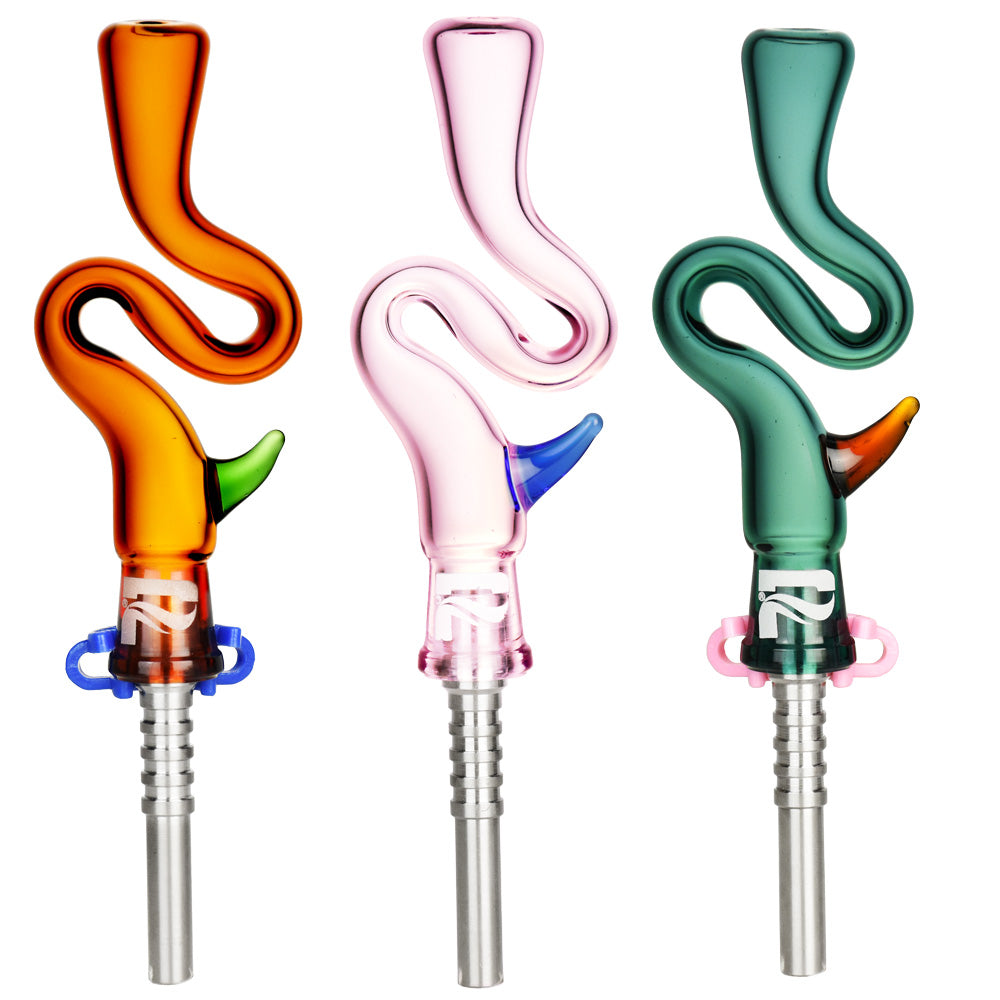 Pulsar Bendy Dab Straw w/ Horn - 5.75