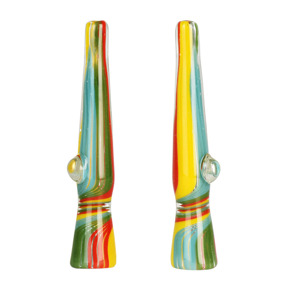 Over The Rainbow Glass Chillum - 4.25"