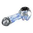 Simply Squiggled Glass Spoon Pipe - 4.25