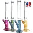 Phoenix Rising Shine Based Tall Straight Water Pipe-18