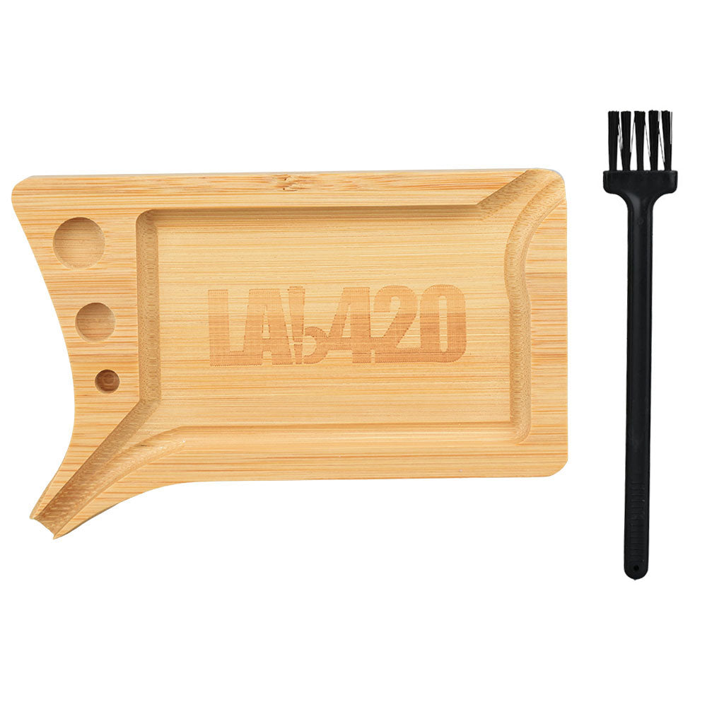 LAb420 Portable Rolling Tray w/ Tray Brush - 5