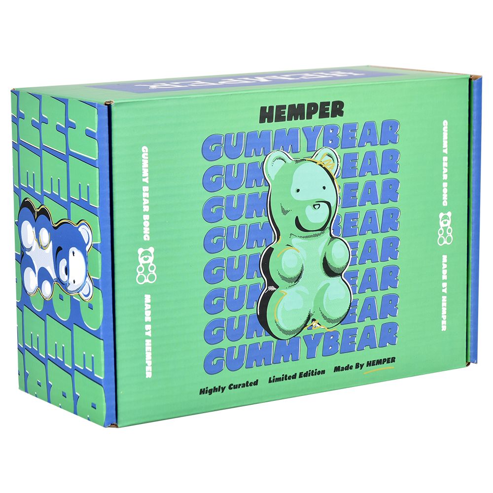 Hemper Gummy Bear Glass Water Pipe - 6.5