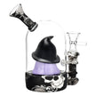 Spooky Witch Bell Jar Water Pipe - 5.5