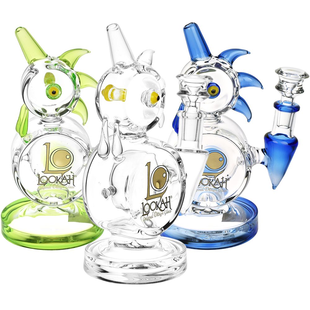 Lookah Glass Rooster Water Pipe | 7.5