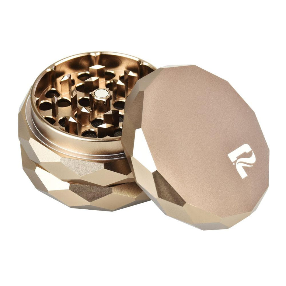 Pulsar Diamond Faceted Aluminum Herb Grinder