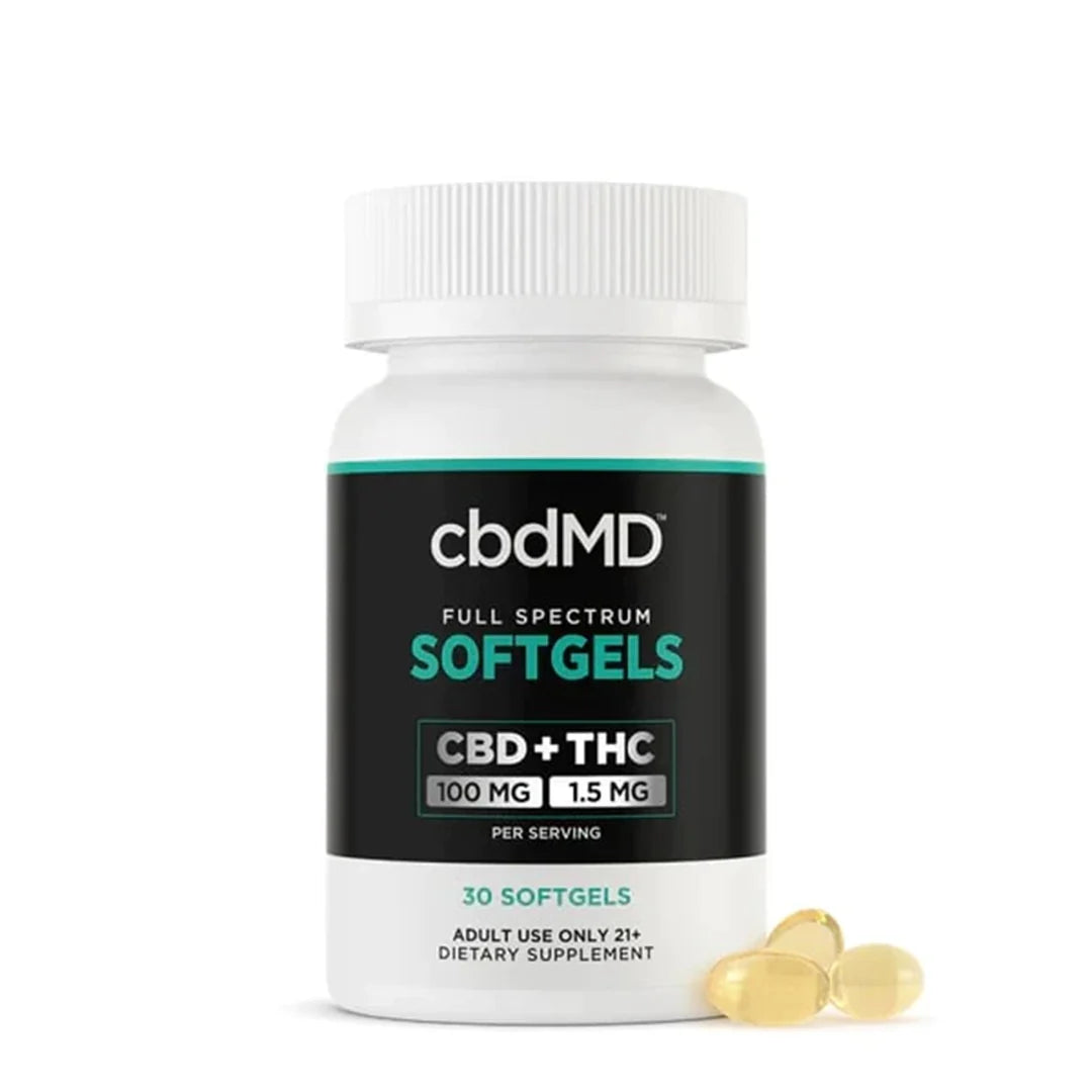 cbdMD Full Spectrum CBD Softgels - (1500MG - 6000MG)