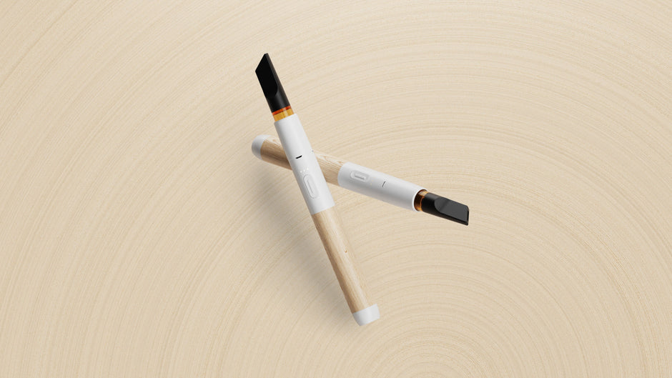 Vessel Wood Vape Pen Battery [White/Beechwood] +