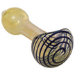 LA Pipes Spiral-Head Color Changing Glass Spoon Pipe