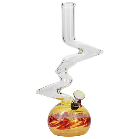 LA Pipes "Switchback" Bubble Base Bong