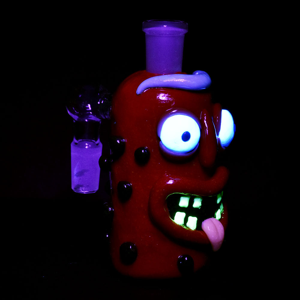 Mr Pickle Glass & Enamel Glow Ash Catcher - 4.5