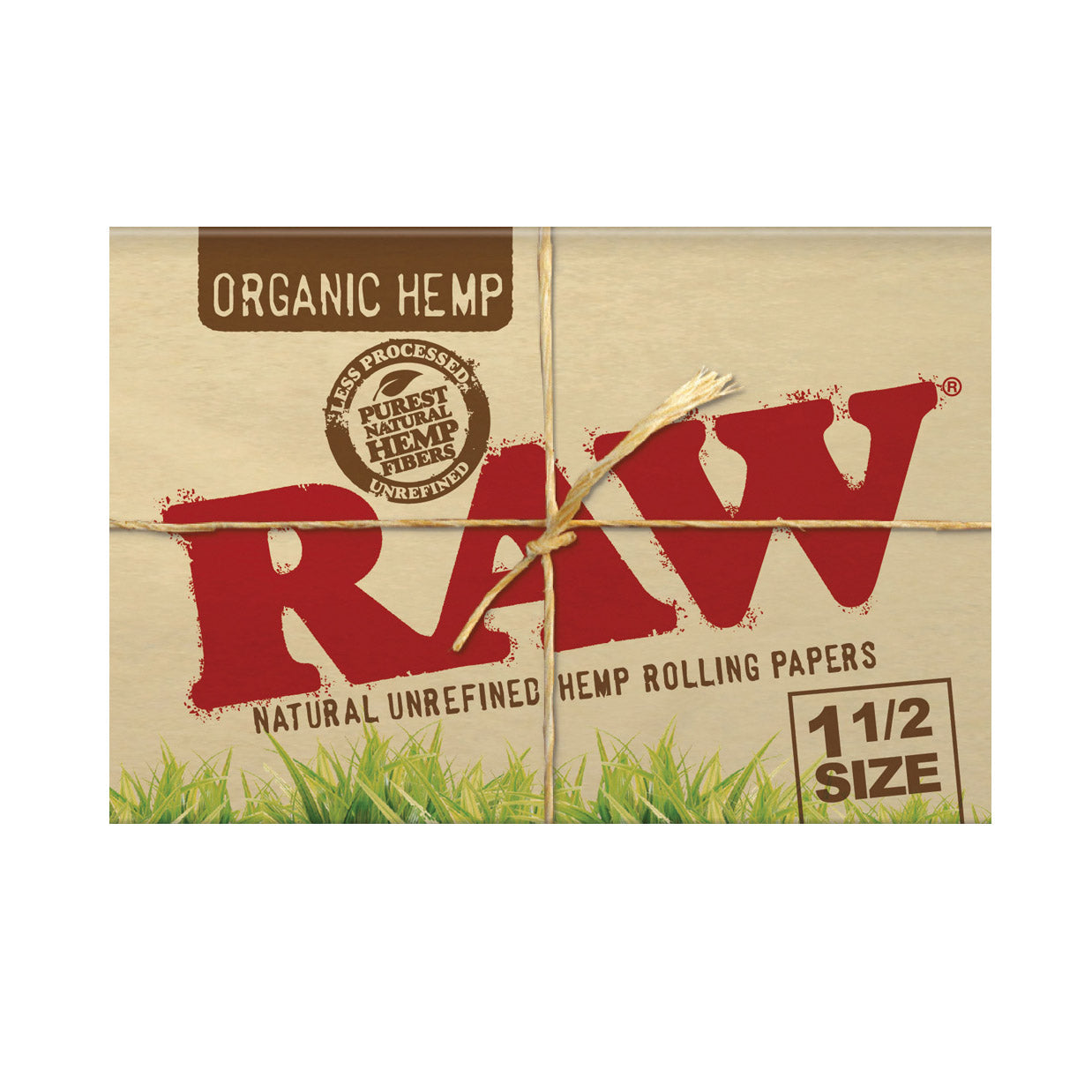 RAW Organic Hemp Rolling Papers - 1 1/2