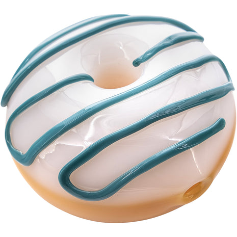 LA Pipes "Frosted Donut" Glass Pipe