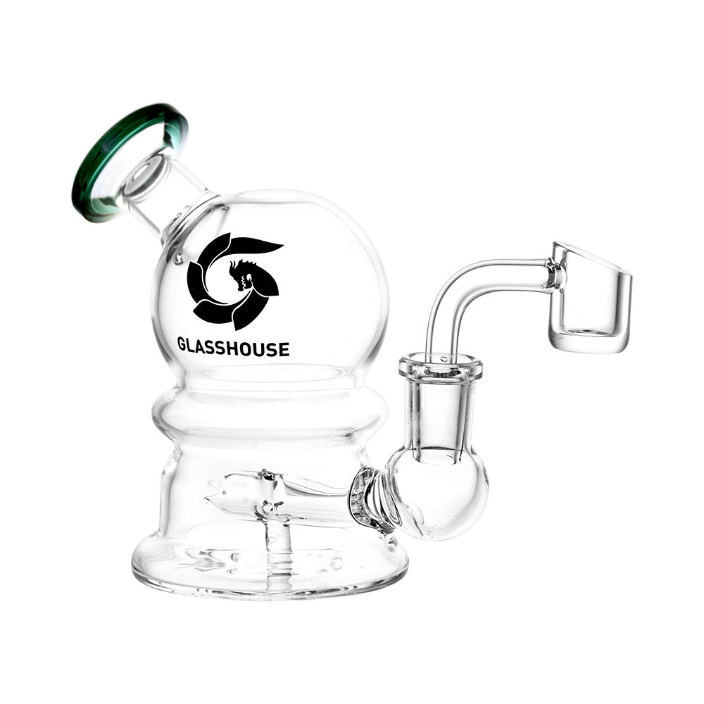 Glass House Bubble Glass Dab Rig - 4.5