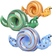 Spun Snail Glass Hand Pipe - 4