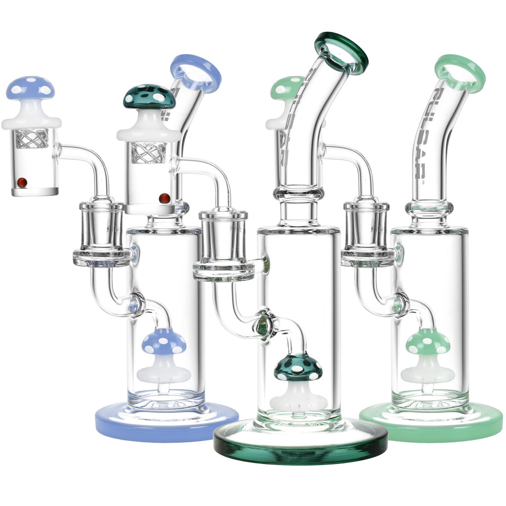 Pulsar Shroom Rig Set w/ Carb Cap - 8.5