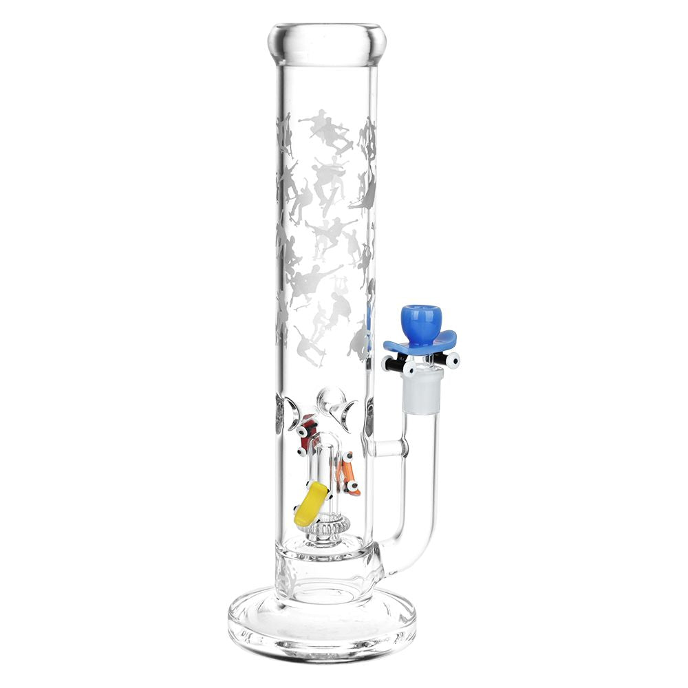 Pulsar Skate or Die Straight Tube Glass Water Pipe - 12.5