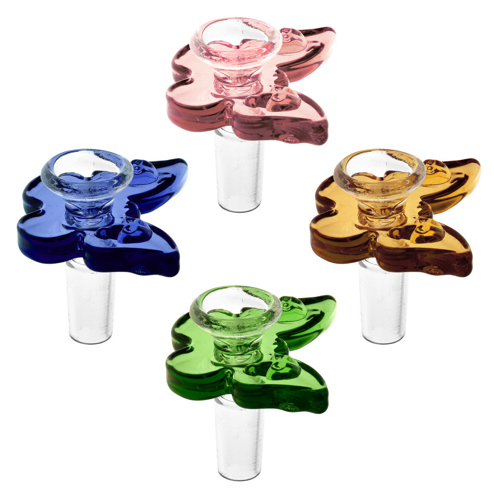 Skull Butterfly Herb Slide - Colors Vary