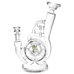 Lookah Glass Warped Recycler Water Pipe | 10.5