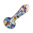 Splatter Frit Glass Spoon Pipe