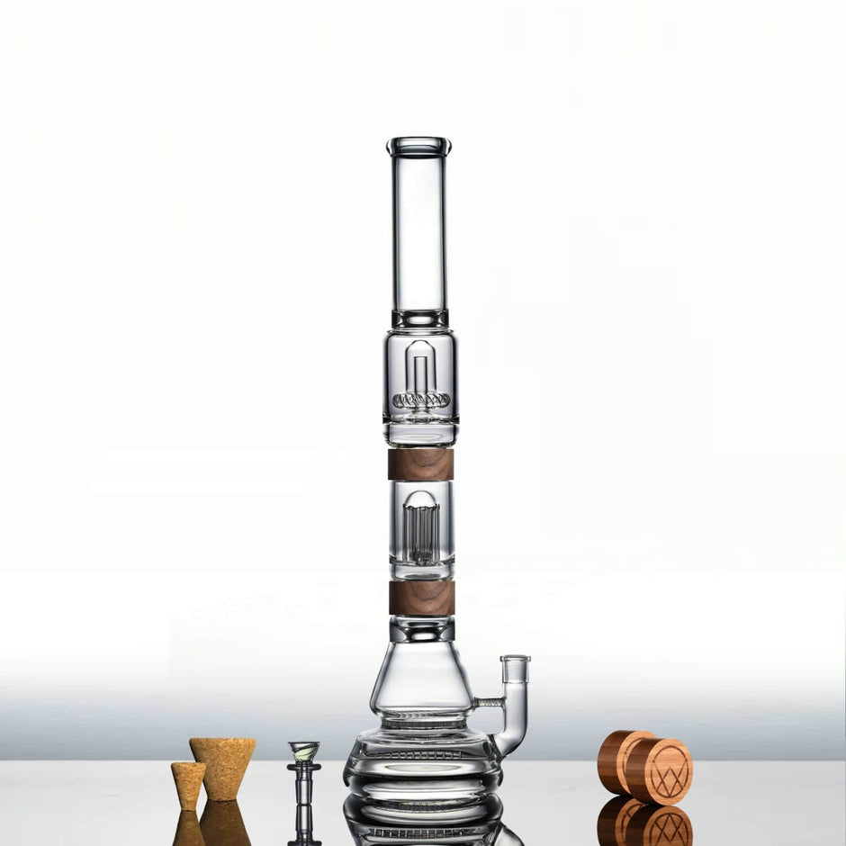 Vitae Glass Voyager + Mini Perc Bong  20"