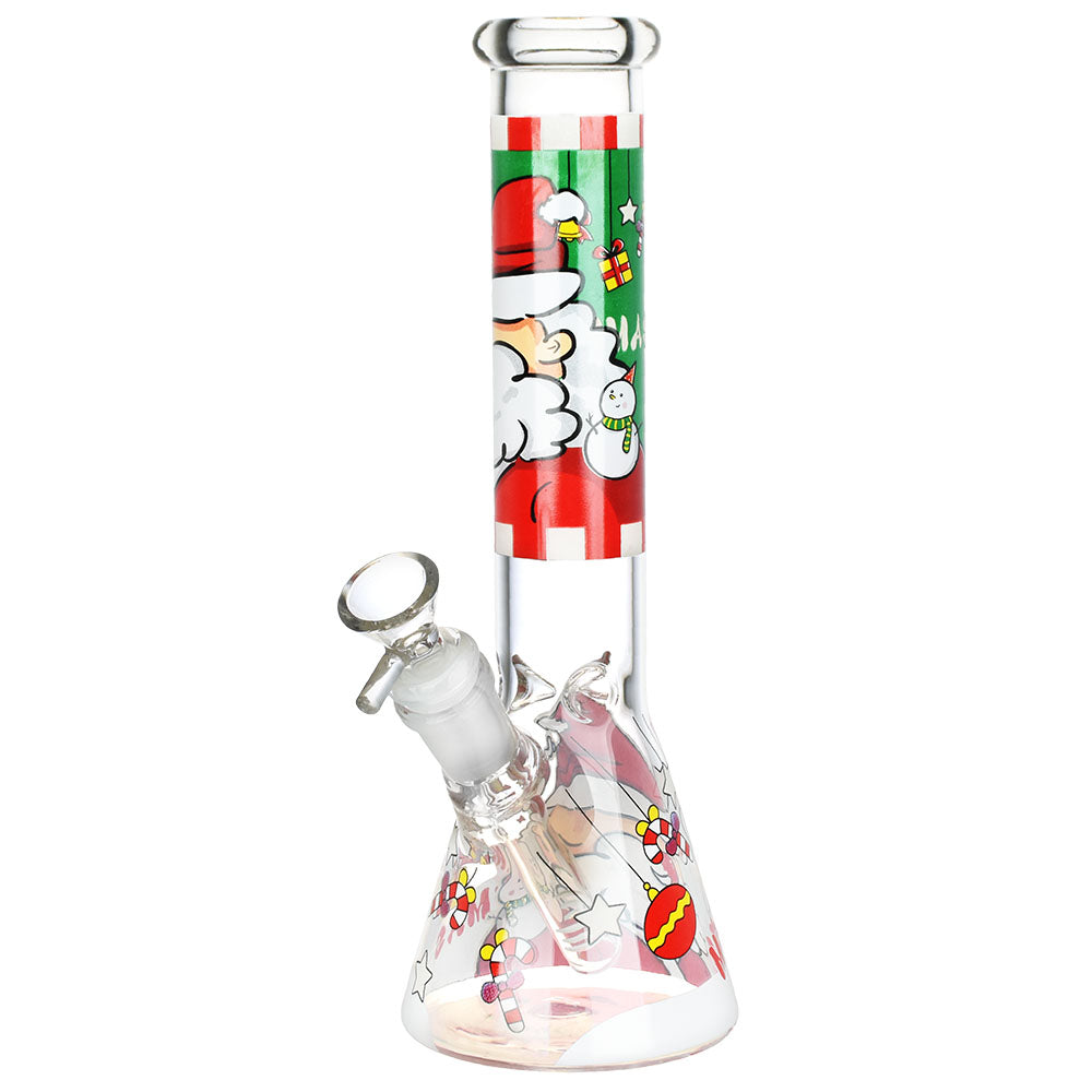 Santa Claus Themed Glass Water Pipe - 10