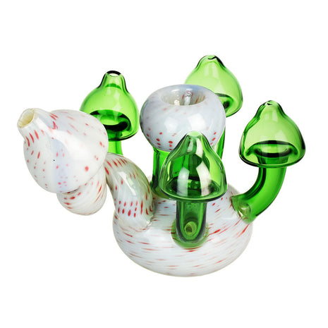 Corkscrew Shroom Bubbler Pipe - 6.5" -Colors Vary