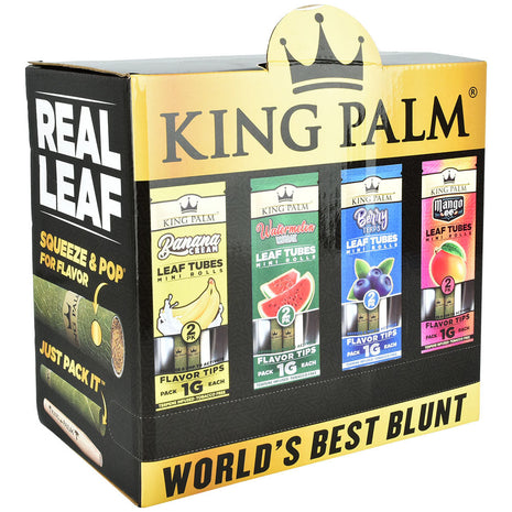 King Palm Flavor Rolls Dispenser Mini - 2pk / Assorted Flavors 80PC DISP -