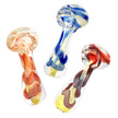 Fumed Jumbo Swirl Spoon Pipe - 3