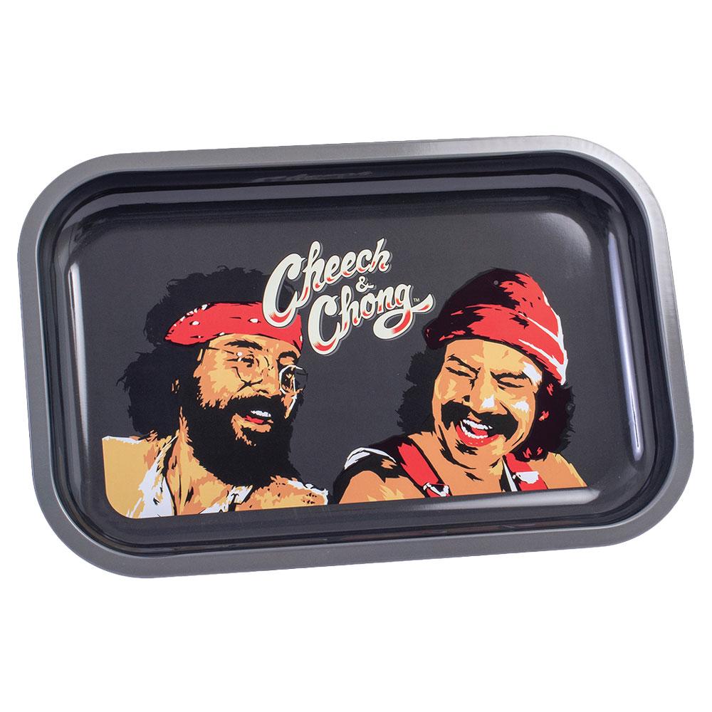 Cheech & Chong Metal Rolling Tray | Laughing Friends