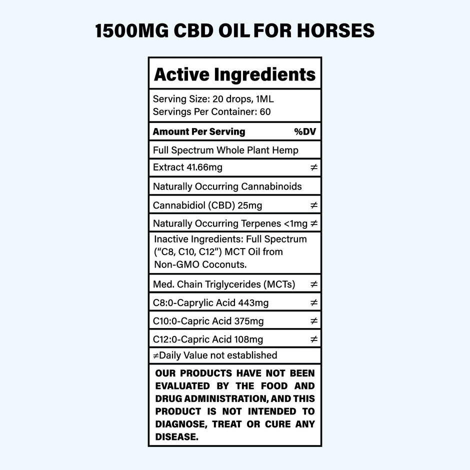 CBD Oil For Horses