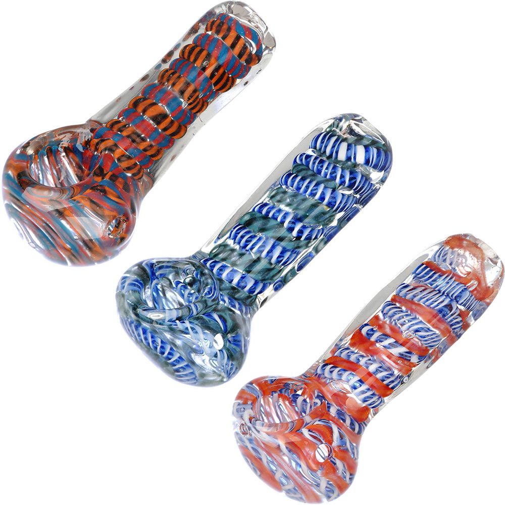 End Of My Rope Square Stem Glass Spoon Pipe - 3.5