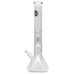 LA Pipes Thick Glass Beaker Showerhead Perc Bong