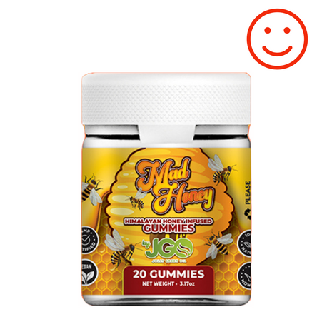 JGO Mad Honey Infused Gummies, 10000 mg, 20 ct