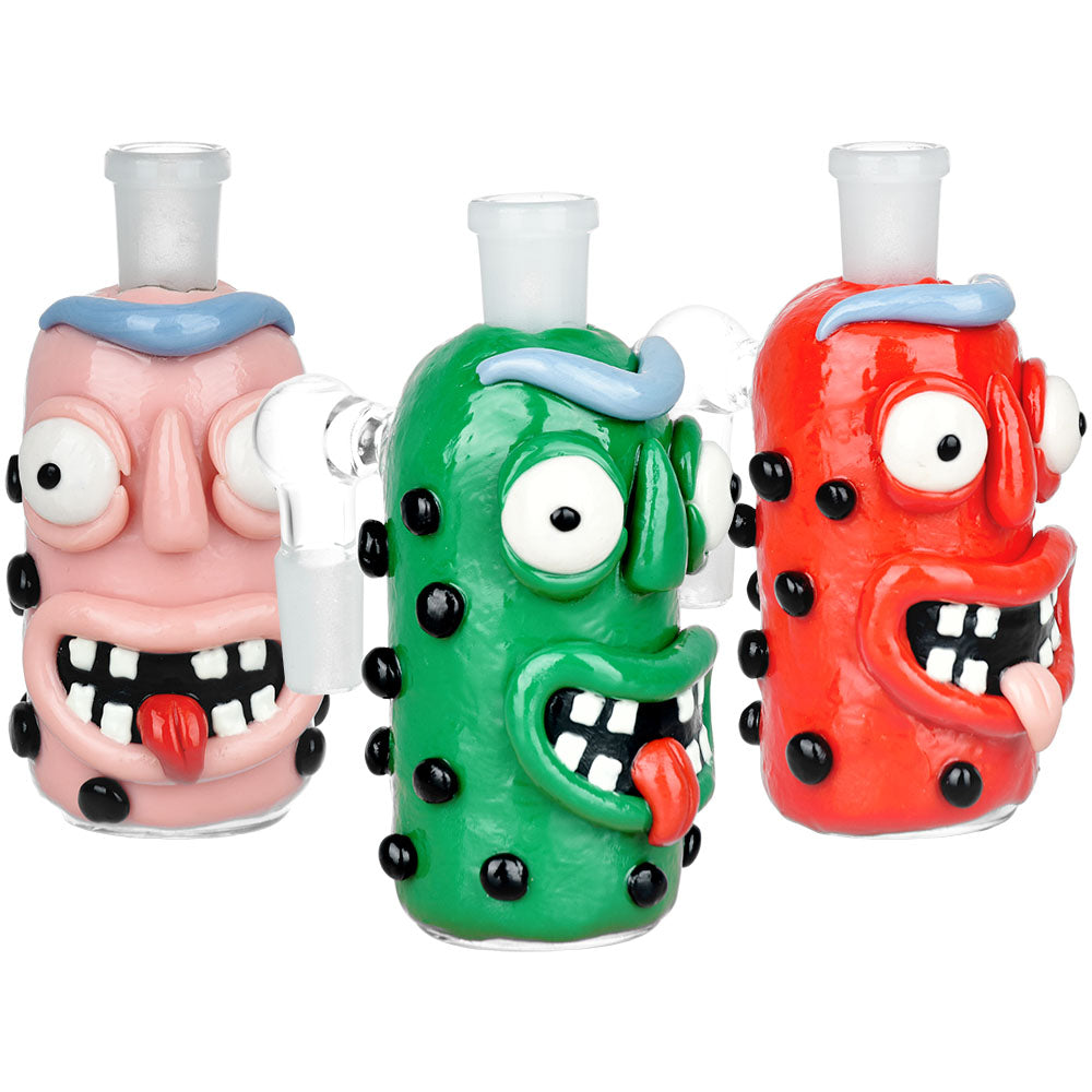 Mr Pickle Glass & Enamel Glow Ash Catcher - 4.5