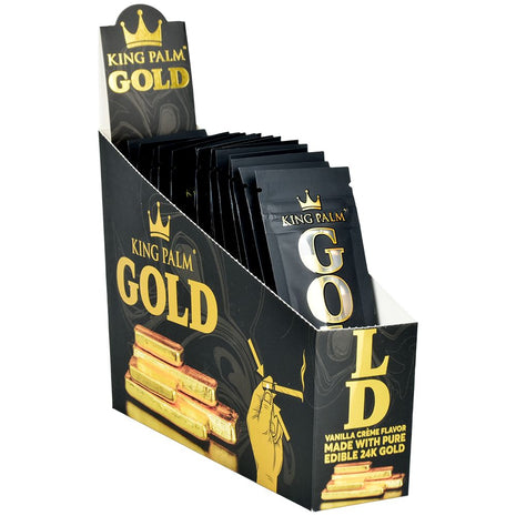 King Palm 24K Gold Cones - Mini / 1pc / Vanilla Creme 15pk