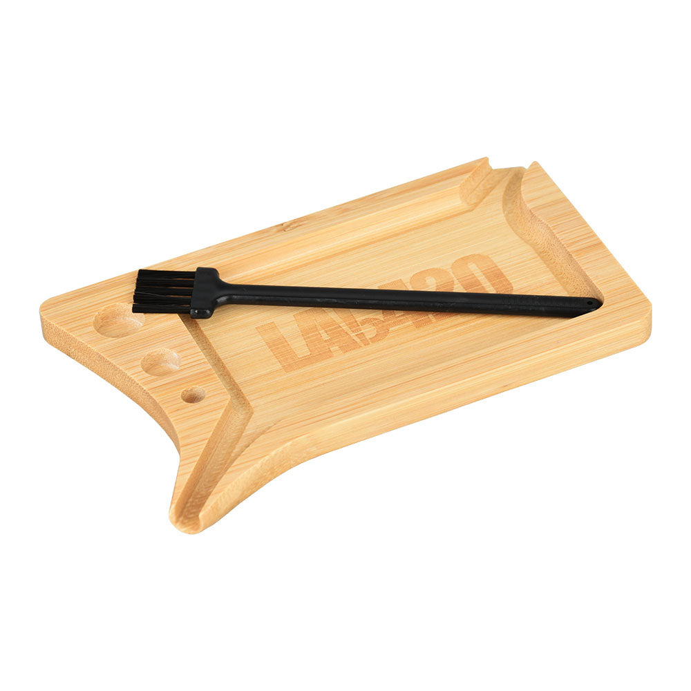 LAb420 Portable Rolling Tray w/ Tray Brush - 5