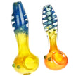 Desert Oasis Glass Hand Pipe w/ Marbles - 4.25