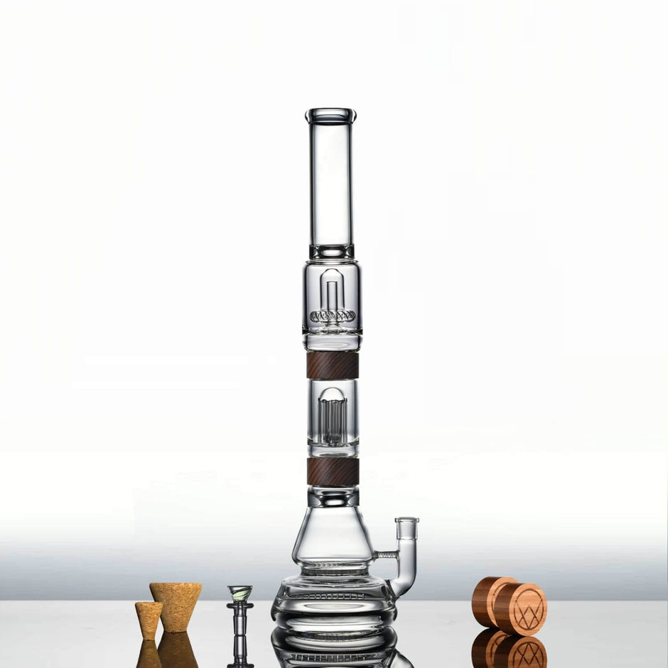 Vitae Glass Voyager + Mini Perc Bong  20"