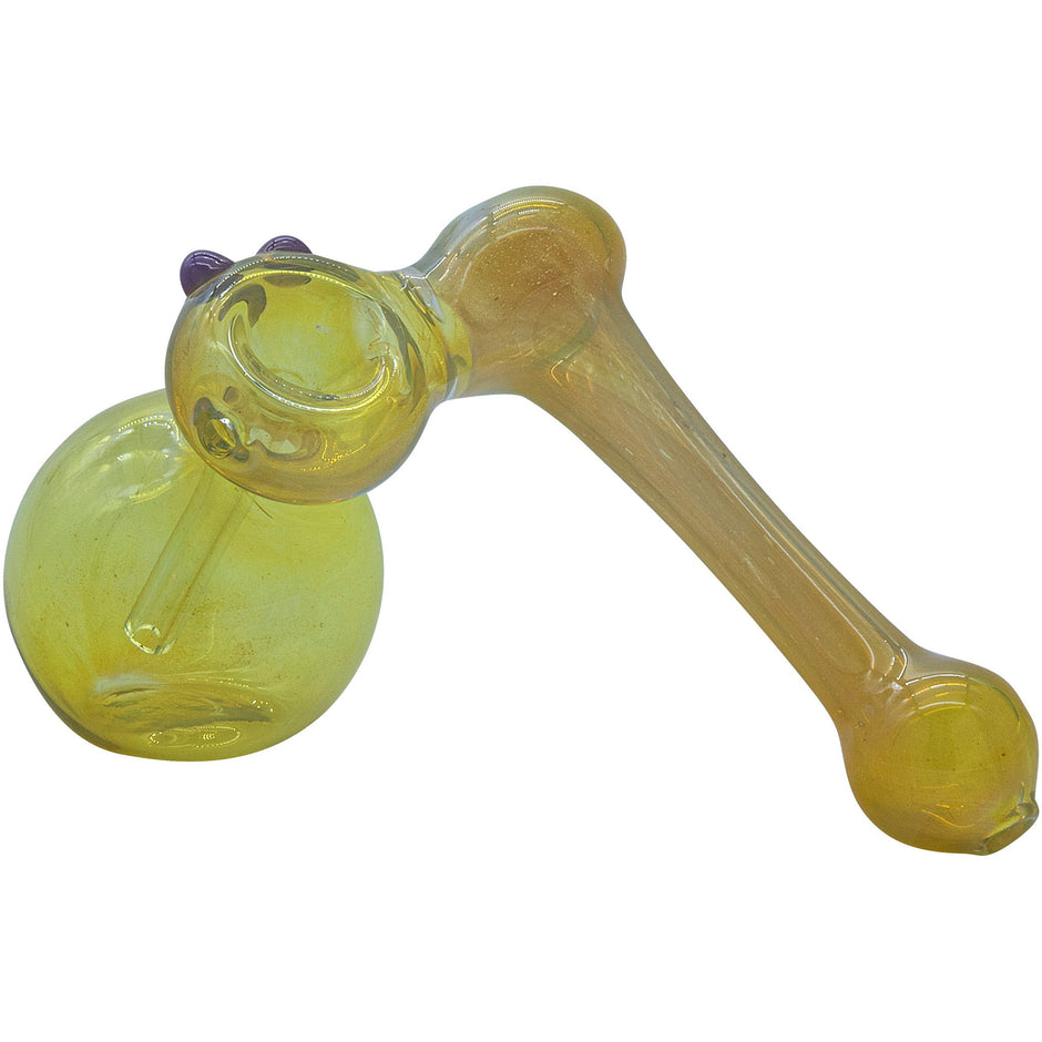 LA Pipes "Silver Sidecar" Fumed Hammer Sidecar Pipe (Various Colors)