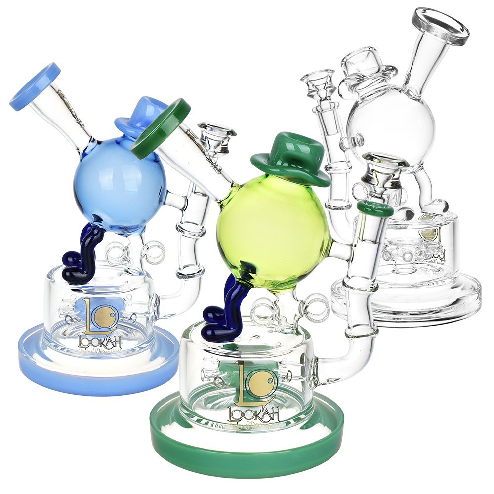 Lookah Glass Dancing Hat Water Pipe | 10.75