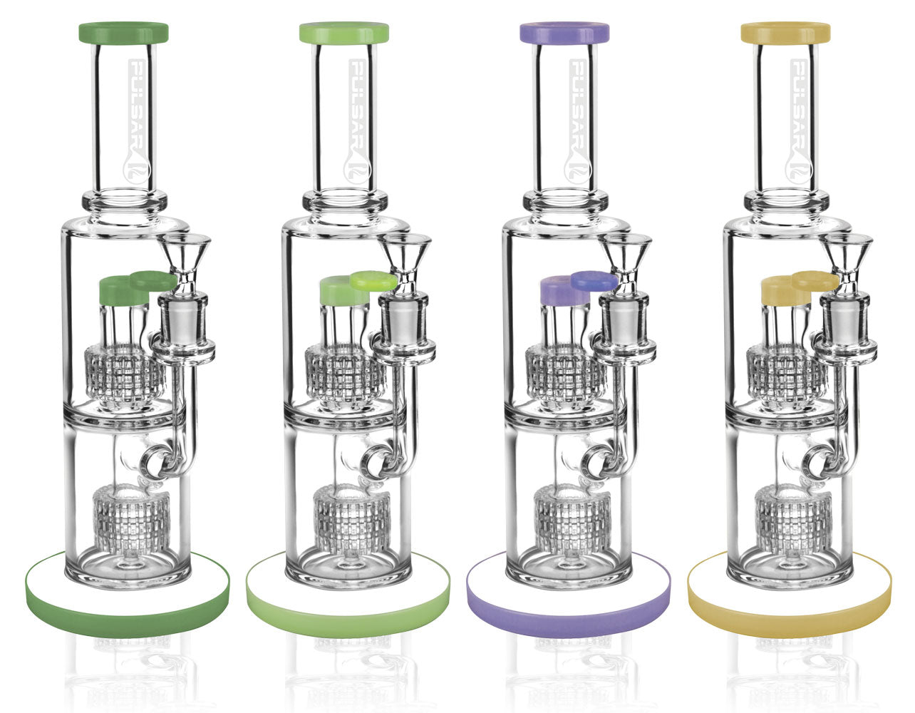 Pulsar Dual Matrix Perc Waterpipe - 11.75