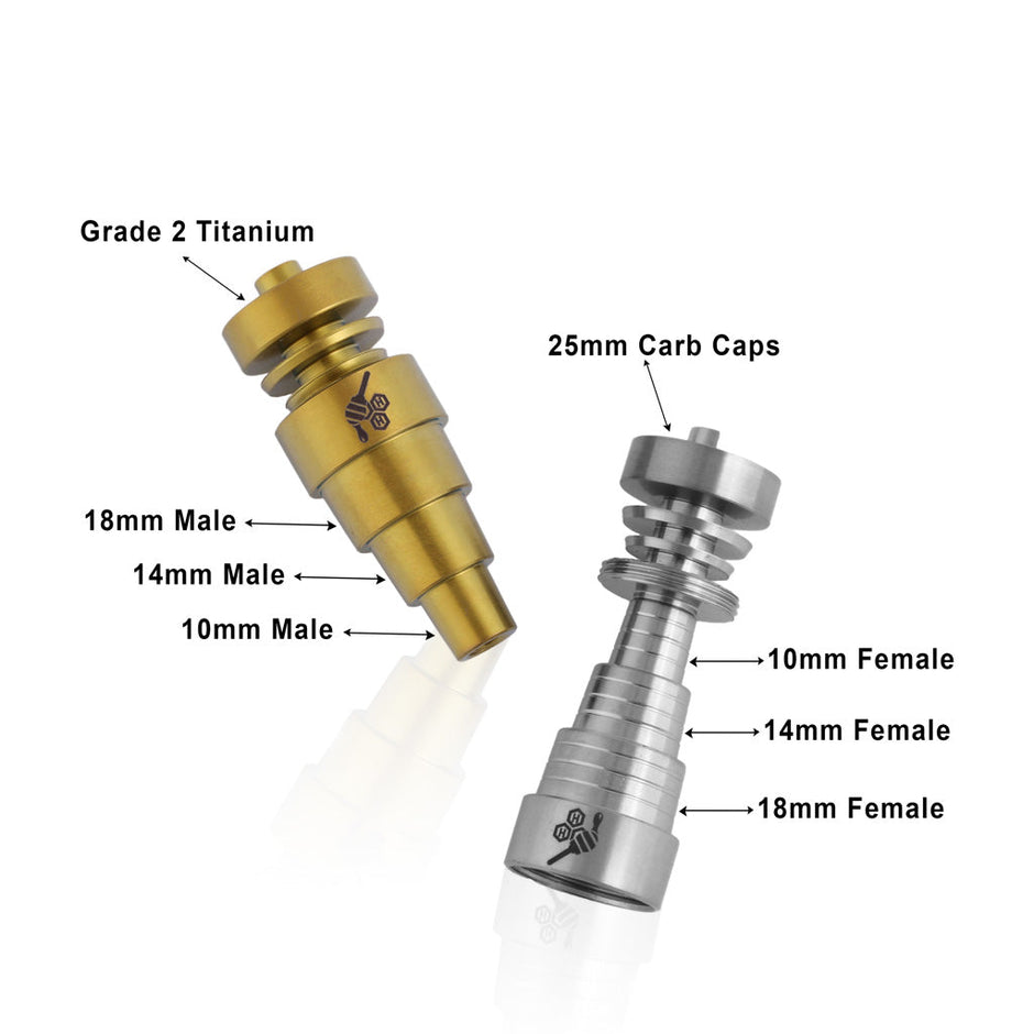 TITANIUM 6 IN 1 ORIGINAL DAB NAIL