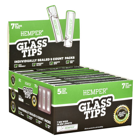 Hemper Glass Tips - 7mm / 5pk 10PC